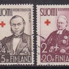 Sellos: FINLANDIA 1938 - SERIE COMPLETA MATASELLADA YVERT Nº 196/199. Lote 58069532