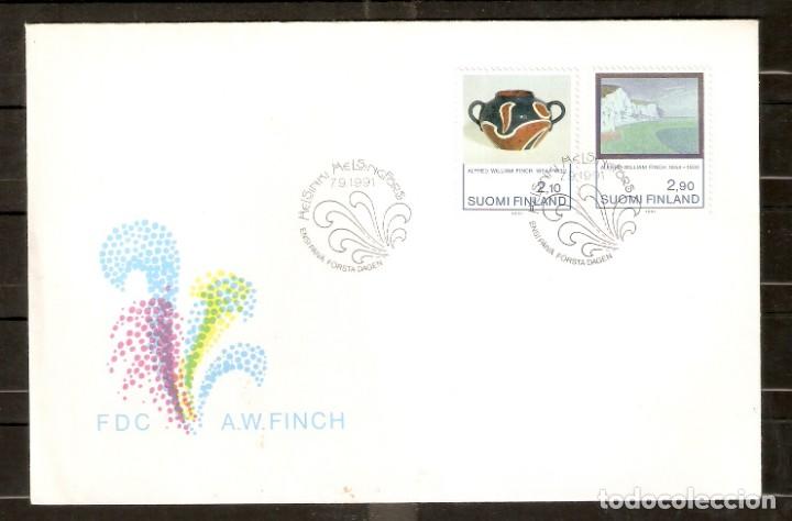Sellos: FINLANDIA.1991. FDC - Foto 1
