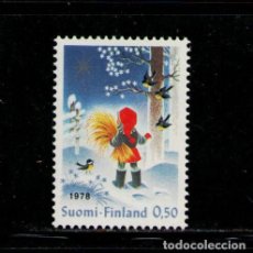 Sellos: FINLANDIA 1978 IVERT 799 *** NAVIDAD