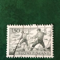 Sellos: FINLANDIA 1963 SCOTT 412 USADO. Lote 355709935
