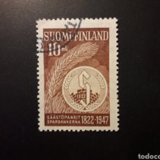 Sellos: FINLANDIA YVERT 331 SERIE COMPLETA USADA 1947 CAJA DE AHORROS PEDIDO MÍNIMO 3€