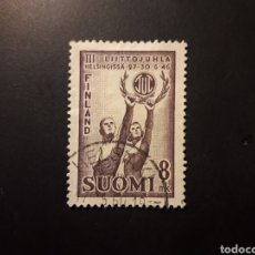 Sellos: FINLANDIA YVERT 311 SERIE COMPLETA USADA 1946 DEPORTES PEDIDO MÍNIMO 3€