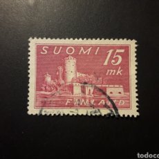 Sellos: FINLANDIA YVERT 304 SERIE COMPLETA USADA 1945 FORTALEZA, CASTILLO PEDIDO MÍNIMO 3€