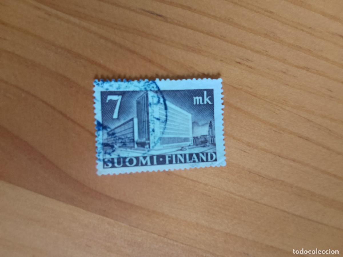 Sellos: FINLANDIA, SUOMI - V/F 7 MK - EDIFICIO - Foto 1