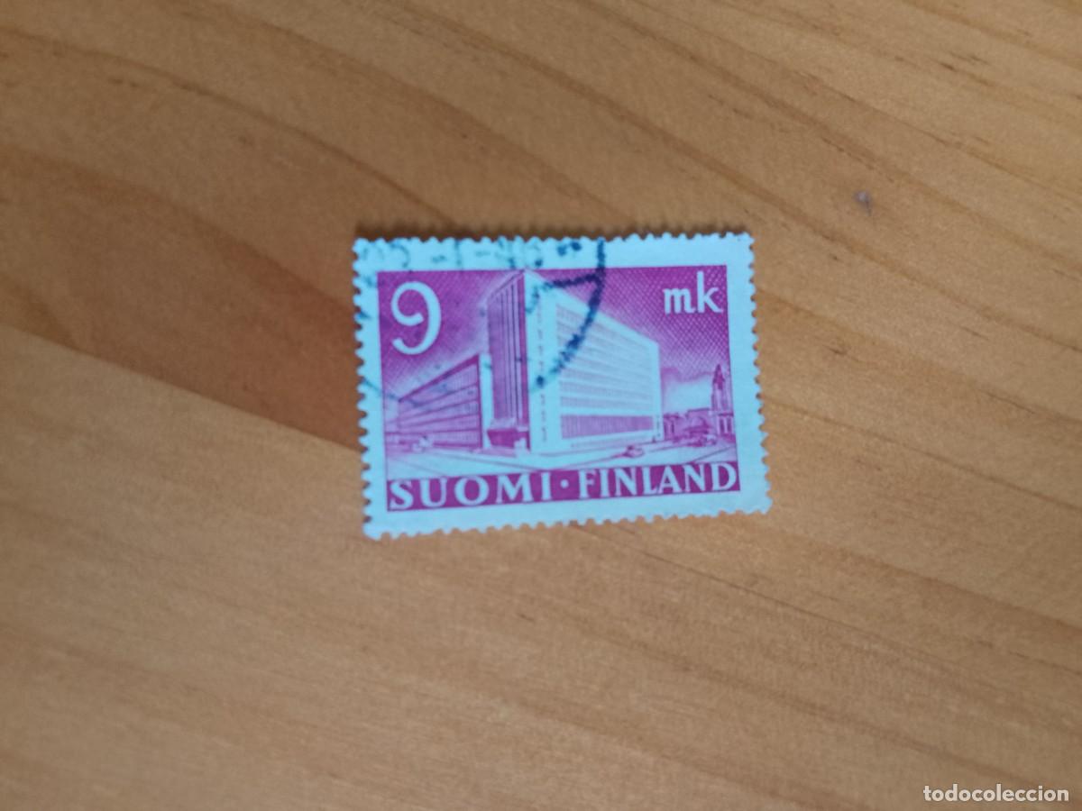 Sellos: FINLANDIA, SUOMI - V/F 9 MK - EDIFICIO - Foto 1
