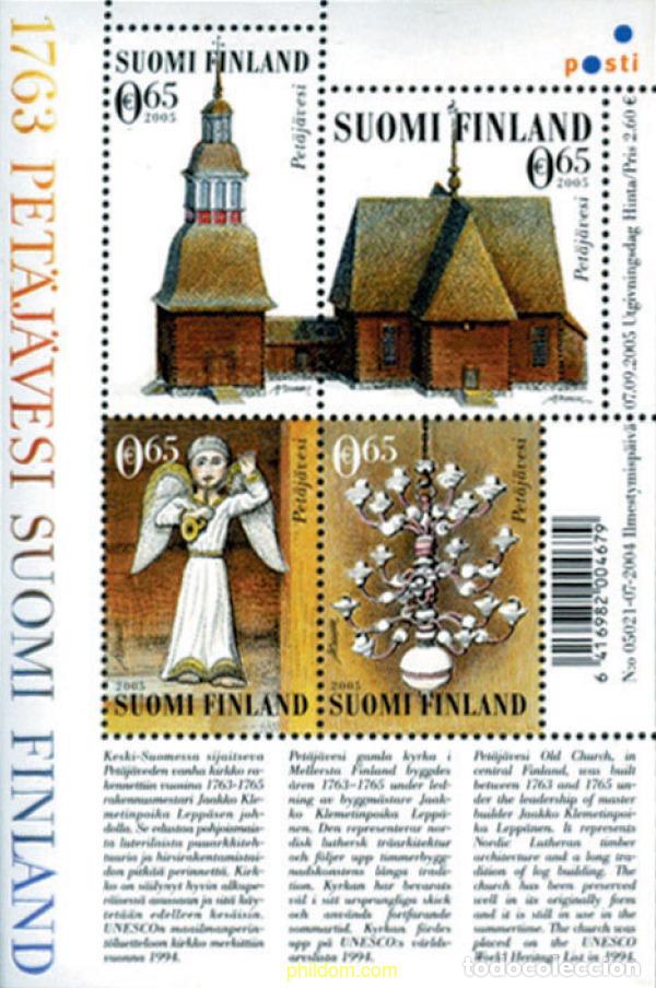 Sellos: 183838 MNH FINLANDIA 2005 EDIFICIO RELIGIOSO - Foto 1