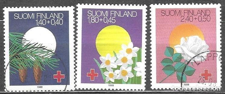 Timbres: SELLOS USADOS DE FINLANDIA 1988, YT 1008/ 10