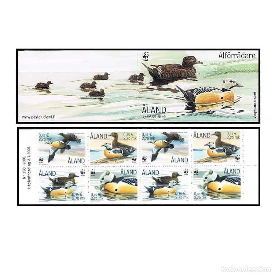 Selos: Aland 2001 [SLL] Cartera WWF: Patos (MNH)