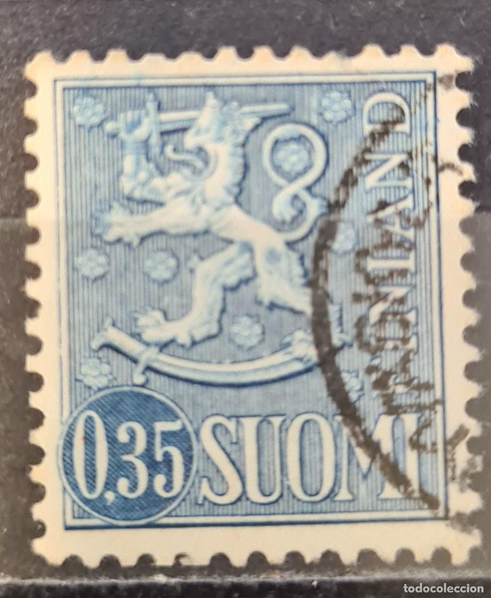 Sellos: Sello usado de Finlandia 1963