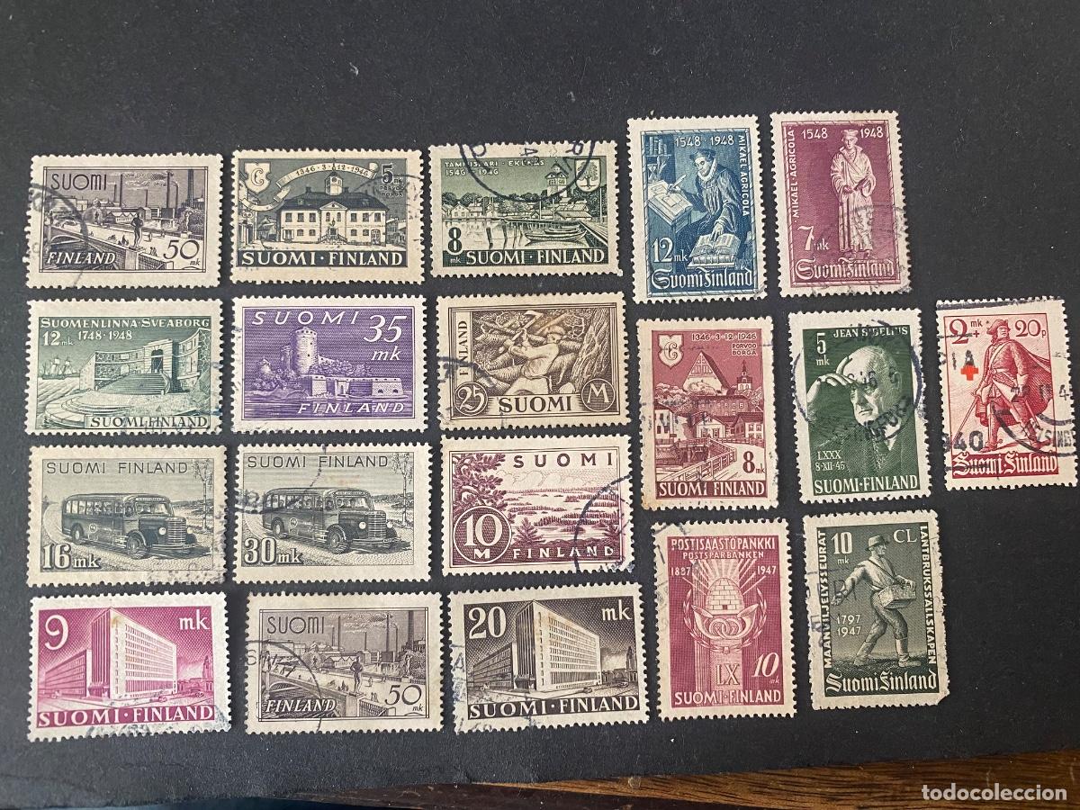 Sellos: Finlandia lote sellos a&ntilde;os 1940