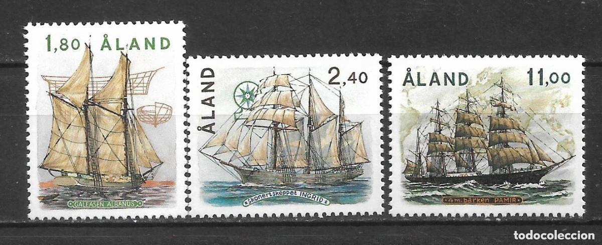 Sellos: finlandia aland 1988 scott 31-33 ** mnh barcos completa 14.50&euro; - 2/50