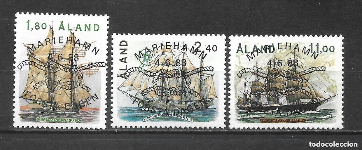 Sellos: finlandia aland 1988 scott 31-33 usados barcos 14.50&euro; - 2/58
