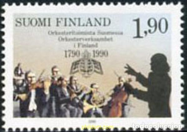 Sellos: 103242 MNH FINLANDIA 1990 BICENTENARIO DE LAS ORCHESTAS EN FINLANDIA