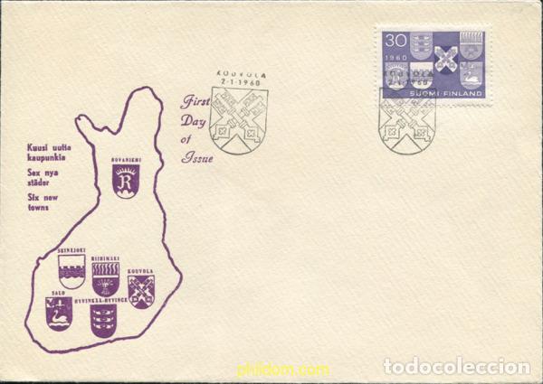 Sellos: 786897 MNH FINLANDIA 1960 PROMOCION DE 6 NUEVAS CIUDADES