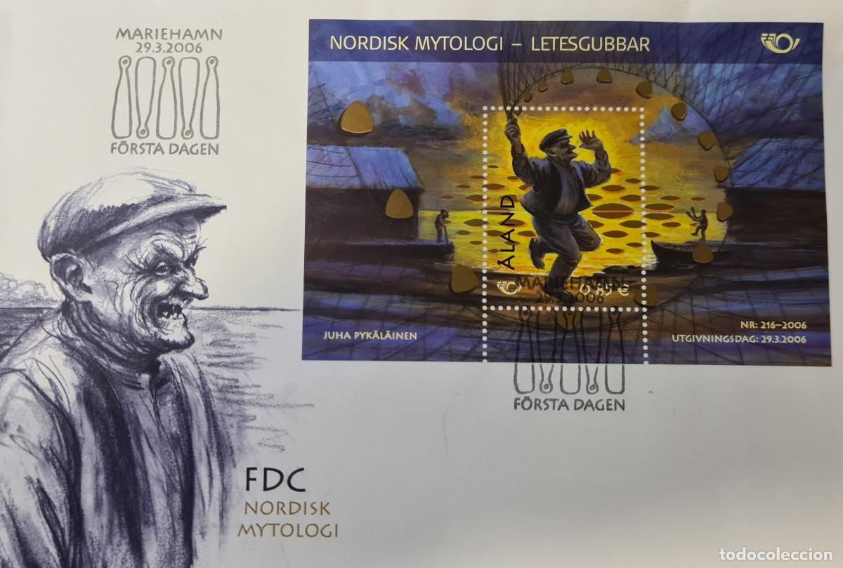 Selos: Sobre de primer d&iacute;a de Aland 2006: mitolog&iacute;a n&oacute;rdica