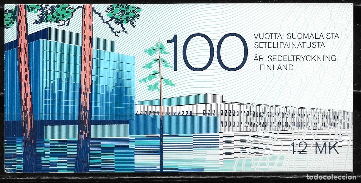 Briefmarken: FINLANDIA 1985, CARNET IVERT 924/31 BANCO DE FINLANDIA. MNH.