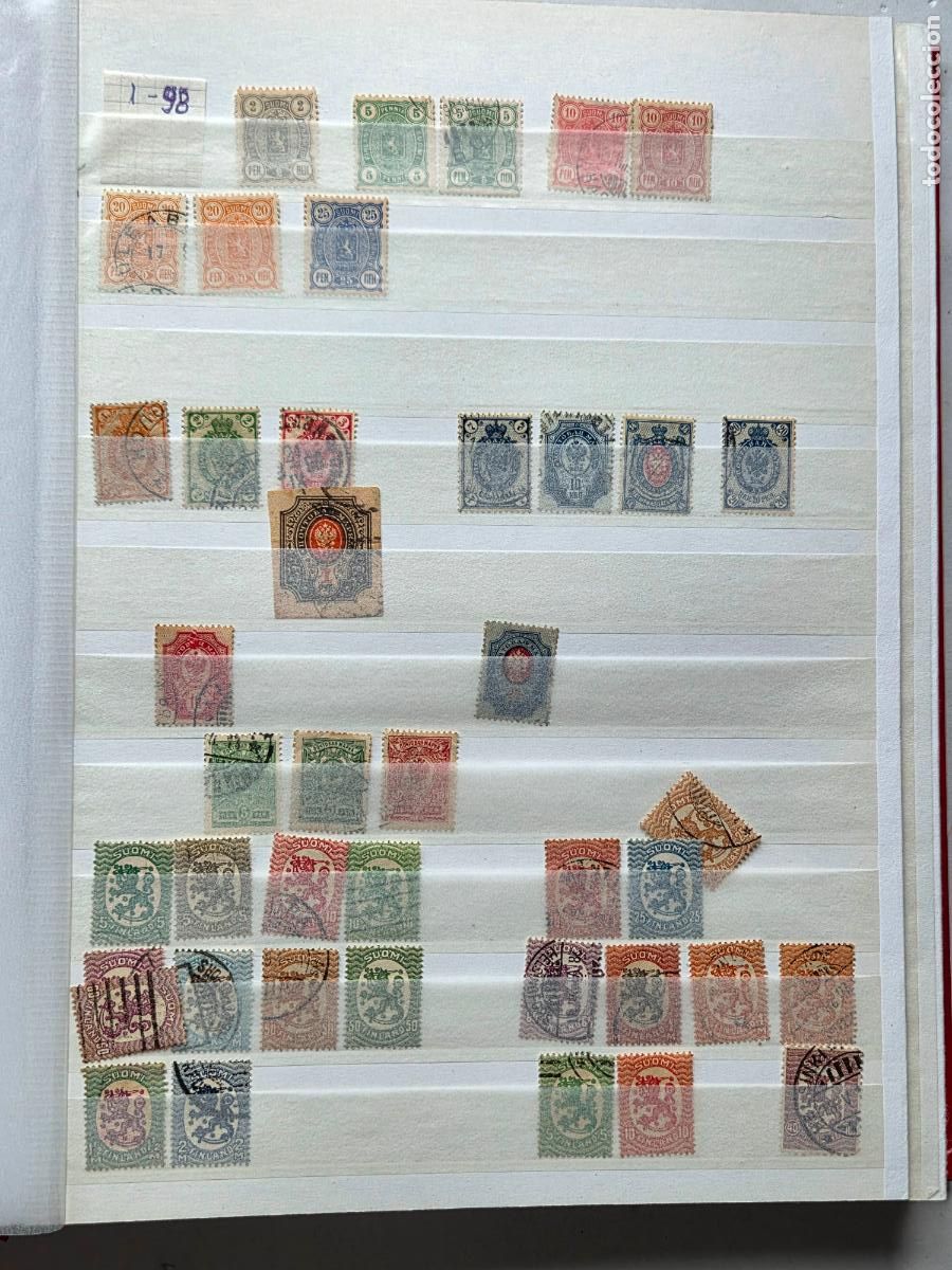 Selos: FINLANDIA COLECCION SELLOS 1880 A 2014 INCOMPLETA