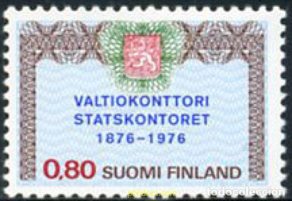 Sellos: 102986 MNH FINLANDIA 1976 CENTENARIO DEL TESORO DEL ESTADO