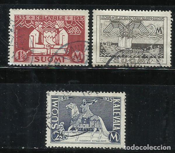 Sellos: 0385A-SUOMI FINLAND FINLANDIA SERIE COMPLETA 1935 N&ordm; 183/185