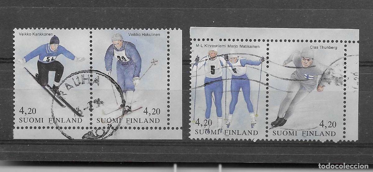 Sellos: Serie completa usada de Finlandia de 1994. Deportes