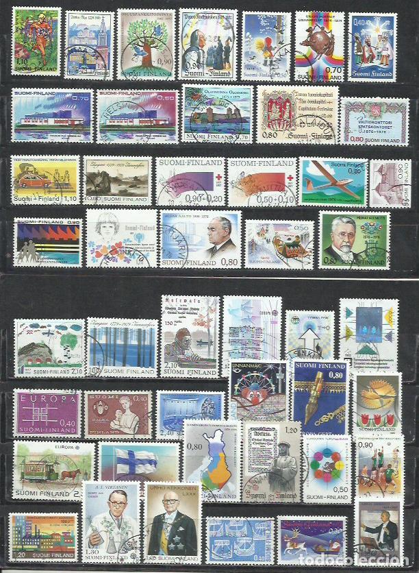 Sellos: R92Z-LOTE SELLOS FINLANDIA,SIN TASAR,BUENOS VALORES,BUENA CALIDAD. STAMPS LOT FINLAND, un