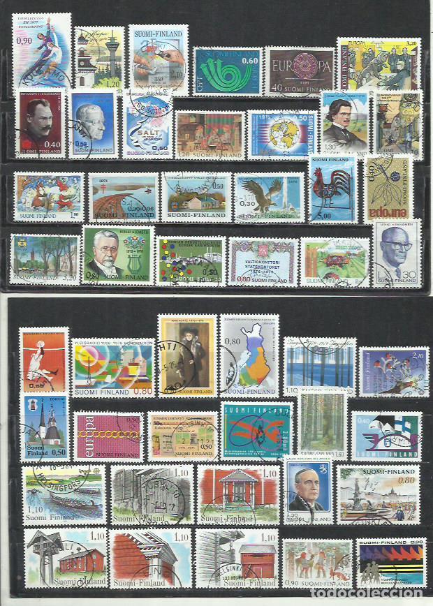 Sellos: R93A-LOTE SELLOS FINLANDIA,SIN TASAR,BUENOS VALORES,BUENA CALIDAD. STAMPS LOT FINLAND, un