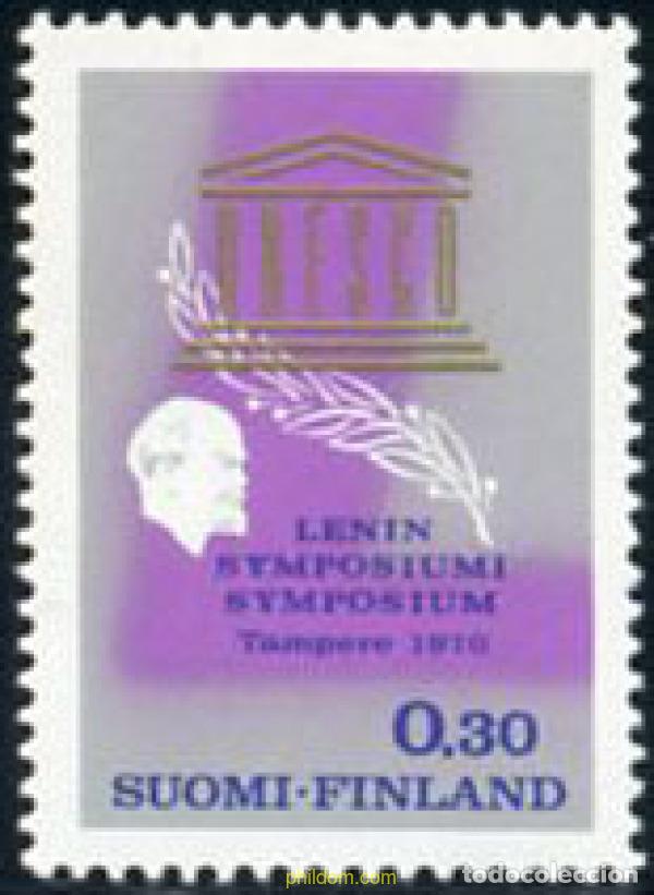 Sellos: 102879 MNH FINLANDIA 1970 UNESCO. SIMPOSIO DE LENIN EN TAMPERE
