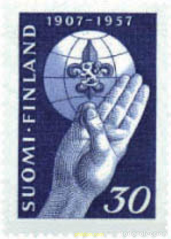 Sellos: 38341 MNH FINLANDIA 1957 50 ANIVERSARIO DEL ESCULTISMO