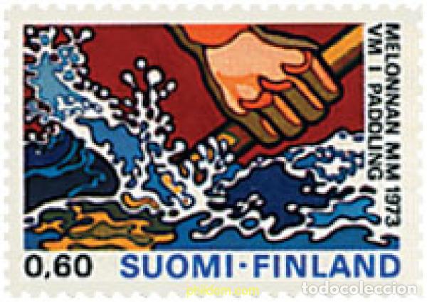 Sellos: 65326 MNH FINLANDIA 1973 CAMPEONATO DEL MUNDO DE CANOA