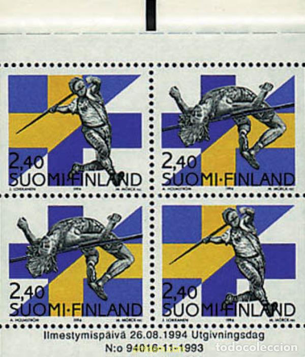 Sellos: 316719 MNH FINLANDIA 1994 COMPETICION DEPORTIVA FINLANDIA-SUECIA