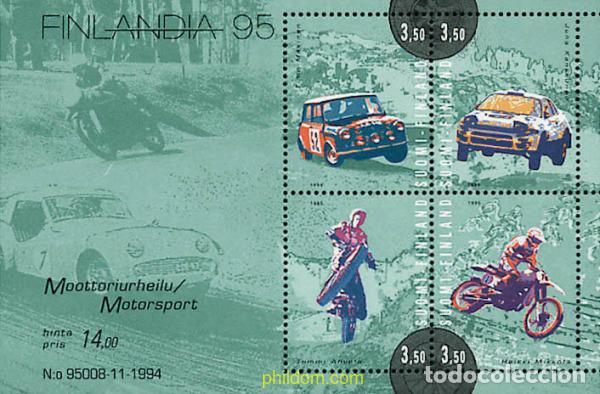Sellos: 40999 MNH FINLANDIA 1995 FINLAND 95. EXPOSICION FILATELICA DE LA HISTORIA POSTAL