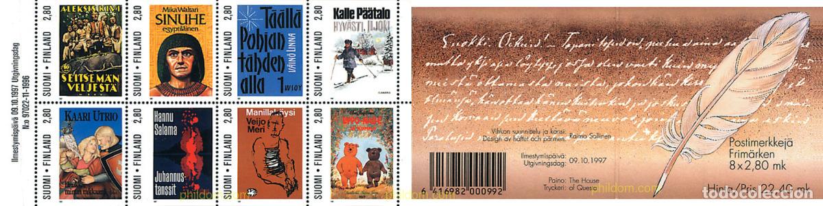 Sellos: 2529 MNH FINLANDIA 1997 CENTENARIO DE LA ASOCIACION FINLANDESA DE ESCRITORES