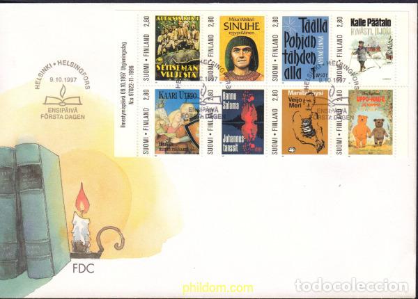Sellos: 544160 MNH FINLANDIA 1997 CENTENARIO DE LA ASOCIACION FINLANDESA DE ESCRITORES