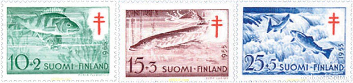 Sellos: 87613 MNH FINLANDIA 1955 ANTITUBERCULOSIS