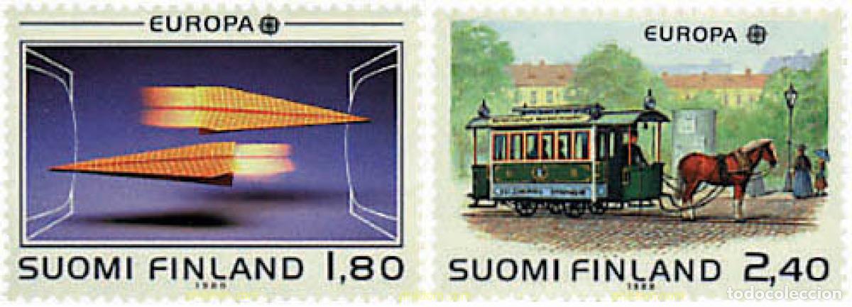Timbres: 68548 MNH FINLANDIA 1988 EUROPA CEPT. TRANSPORTE Y MEDIOS DE COMUNICACION