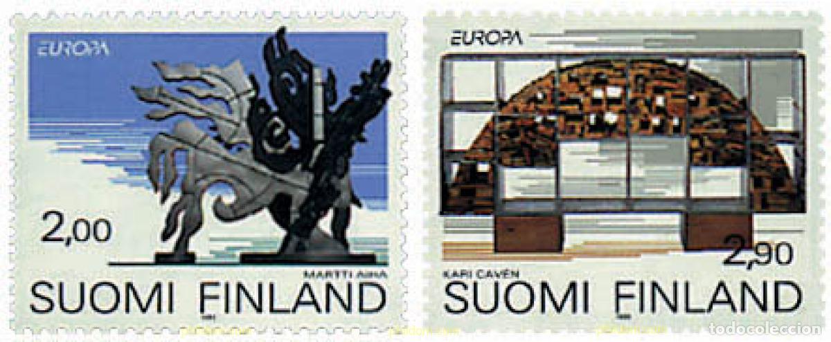 Sellos: 62850 MNH FINLANDIA 1993 EUROPA CEPT. ARTE CONTEMPORANEO