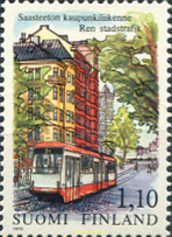 Sellos: 59649 MNH FINLANDIA 1979 CIRCULACION URBANA NO CONTAMINANTE