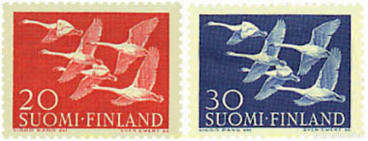 Sellos: 46431 MNH FINLANDIA 1956 DIA DE LOS PAISES NORDICOS