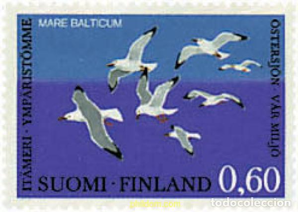 Sellos: 65328 MNH FINLANDIA 1974 CONFERENCIA SOBRE LA PROTECCION DEL MEDIO AMBIENTE DEL BALTICO