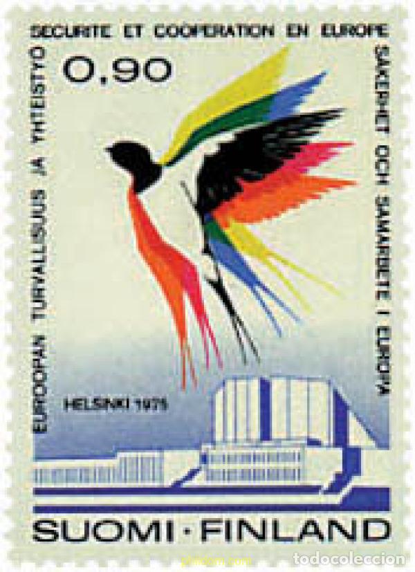 Sellos: 65331 MNH FINLANDIA 1975 CONFERENCIA SOBRE LA SEGURIDAD Y COOPERACION EN EUROPA