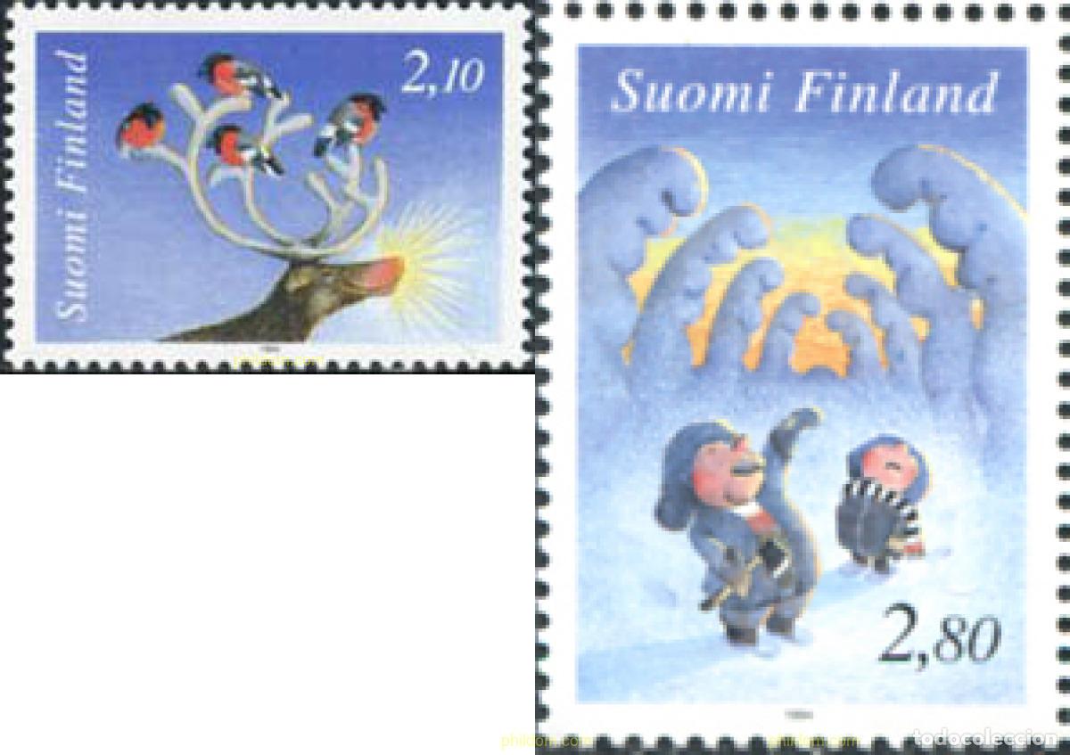 Sellos: 46460 MNH FINLANDIA 1994 NAVIDAD