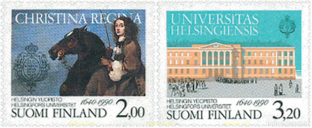Sellos: 87641 MNH FINLANDIA 1990 350 ANIVERSARIO DE LA UNIVERSIDAD DE HELSINKI