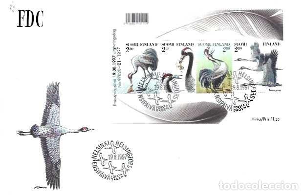 Sellos: Filandia & FDC Aves, helsingfors 1997 (66676)(52)