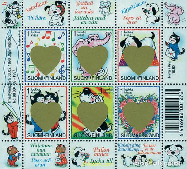 Sellos: 36200 MNH FINLANDIA 1998 DIA DE SAN VALENTIN