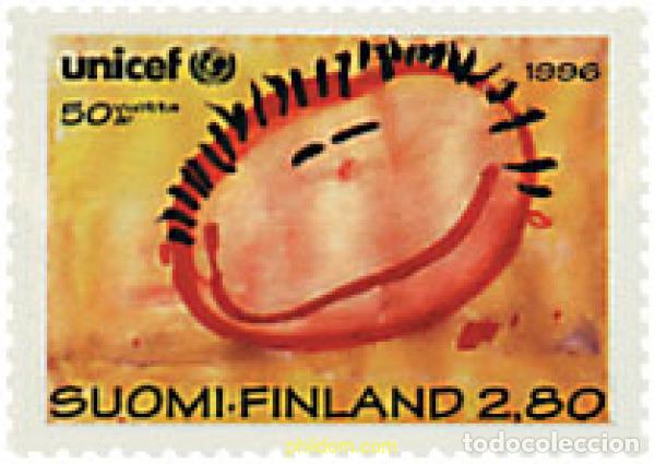 Sellos: 46465 MNH FINLANDIA 1996 50 ANIVERSARIO DE LA UNICEF