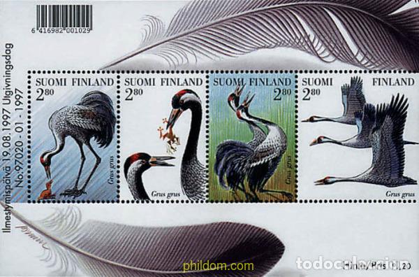 Sellos: 65360 MNH FINLANDIA 1997 GRULLAS