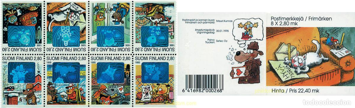 Sellos: 2027 MNH FINLANDIA 1995 SELLOS PARA EL CORREO DE SAN VALENTIN