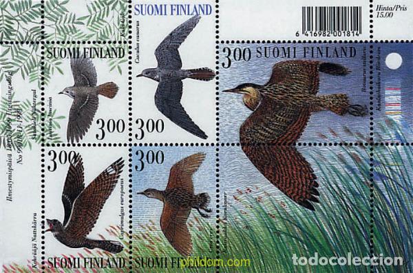 Sellos: 39040 MNH FINLANDIA 1999 PAJAROS CANTORES