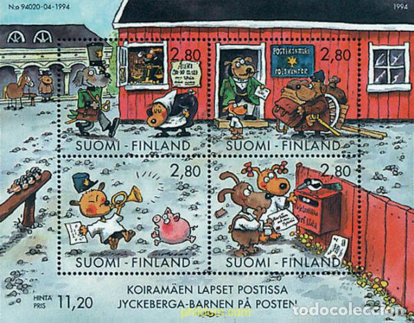 Sellos: 65355 MNH FINLANDIA 1994 DIA INTERNACIONAL DE LA CARTA