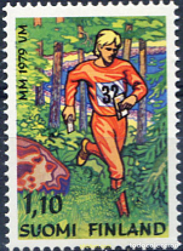 Sellos: 65334 MNH FINLANDIA 1979 8 CAMPEONATOS DEL MUNDO DE ORIENTACION